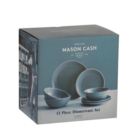 Juego Loza Classic Collection 12 Piezas Gris-2