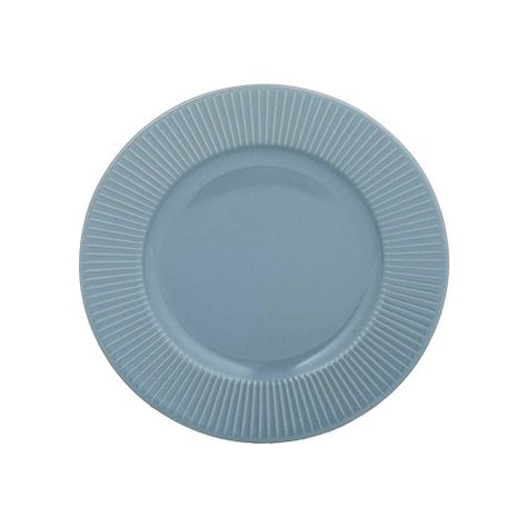 Plato Linear Ensalada Azul Pastel 21cms-0