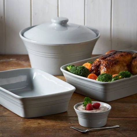 Fuente Classic Kitchen Rectangular Gris 26 cms-1