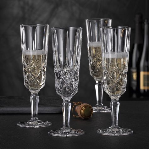 Set 4 Copas Noblesse Champagne-2