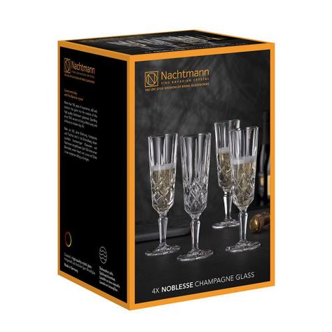Set 4 Copas Noblesse Champagne-1