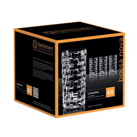 Set 4 Vasos Largos Bossa Nova-1
