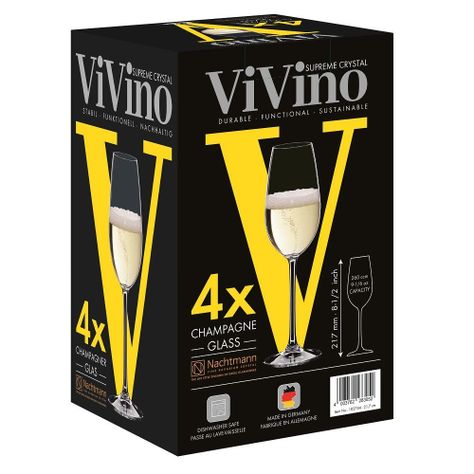 Set 4 Copas Champagne Vivino-0