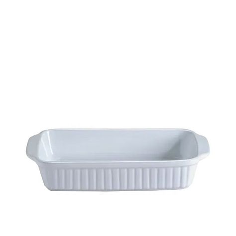 Fuente Classic Collection Rectangular Blanca 30 cms-0