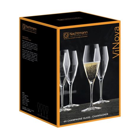 Set 4 Copas Vinova Champagne-2
