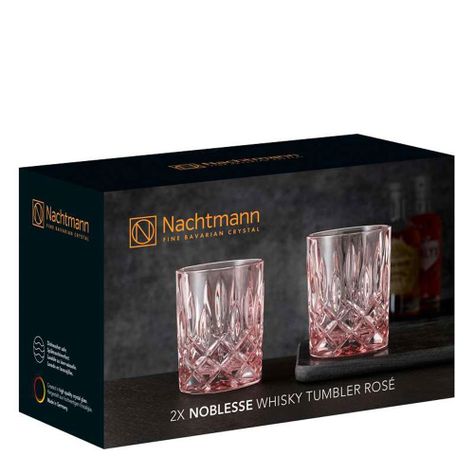 Set 2 vasos Noblesse Rosé Whisky-1