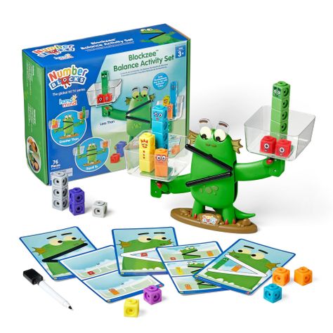 Set de actividades hand2mind Numberblocks Blockzee con 61 cubos-0