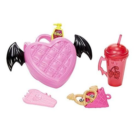 Muñeca moderna Draculaura de Monster High con accesorios y murciélago para mascotas-2
