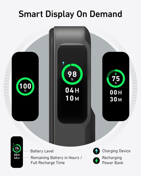 Batería externa Anker MagGo, 10.000 mAh, 15 W, Qi2, certific-1