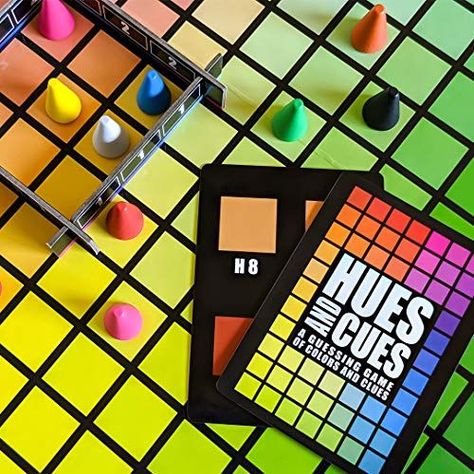Juego de mesa HUES AND CUES Vibrant Colour Adivinando entre 3 y 10 jugadores-4