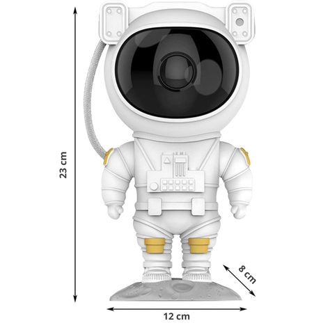 Proyector Galaxia Luz LED Lámpara De Astronauta USB con Control Remoto-1