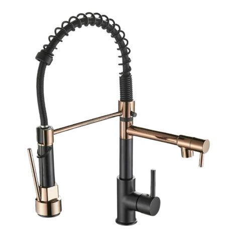 Grifo Lavaplatos Monomando Llave De Cocina Extensible Triple-0