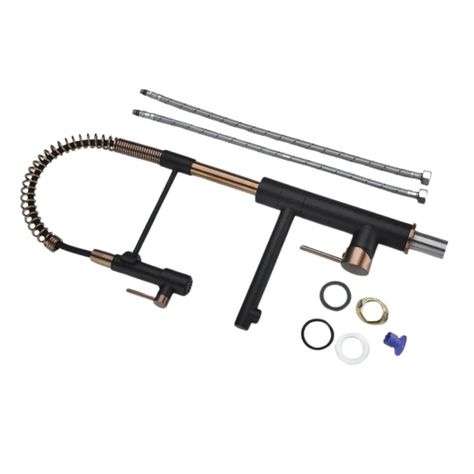 Grifo Lavaplatos Monomando Llave De Cocina Extensible Triple-3