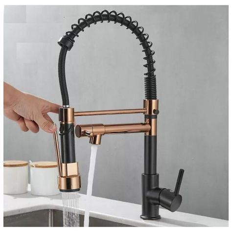 Grifo Lavaplatos Monomando Llave De Cocina Extensible Triple-4