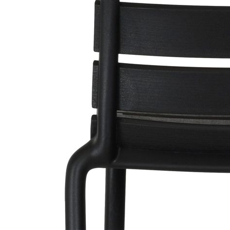 Silla Exterior Lines Negra-5