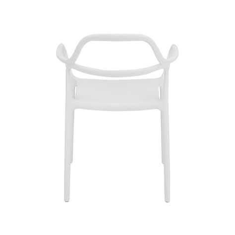 Silla Dali Monoblock con Brazos Blanca-4