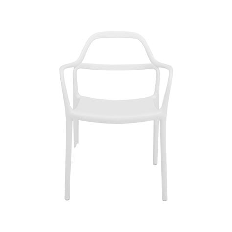 Silla Dali Monoblock con Brazos Blanca-1