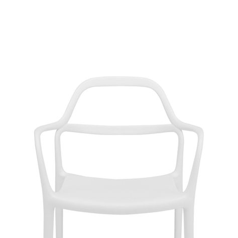 Silla Dali Monoblock con Brazos Blanca-6