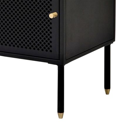Velador Dawn Derecho Metal Negro -6