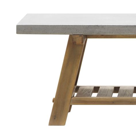 Mesa de TV London Cemento Madera-2