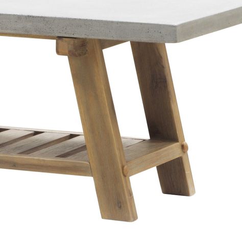 Mesa de TV London Cemento Madera-3