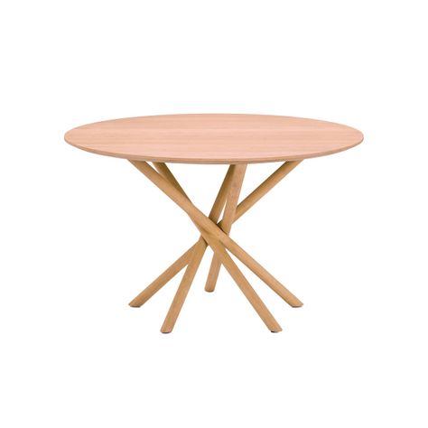 Mesa de Comedor Bay Roble Natural D120cm-0