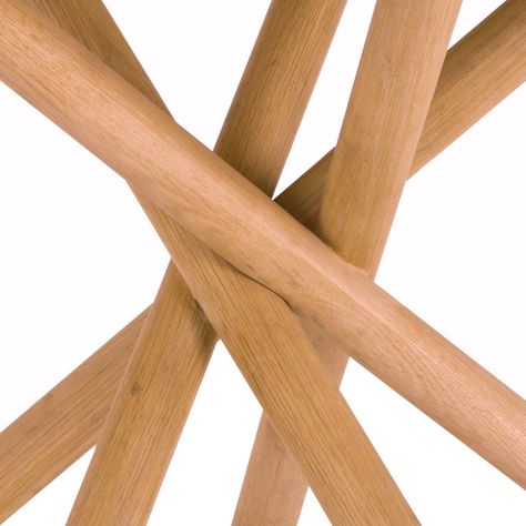 Mesa de Comedor Bay Roble Natural D120cm-4