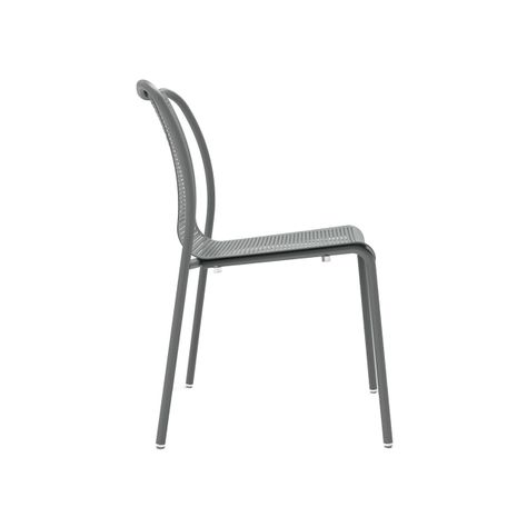 Silla Exterior Summer Perf Gris Medio-2