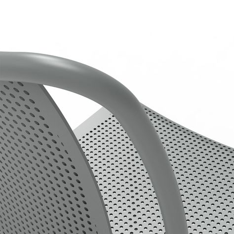 Silla Exterior Summer Perf Gris Medio-5