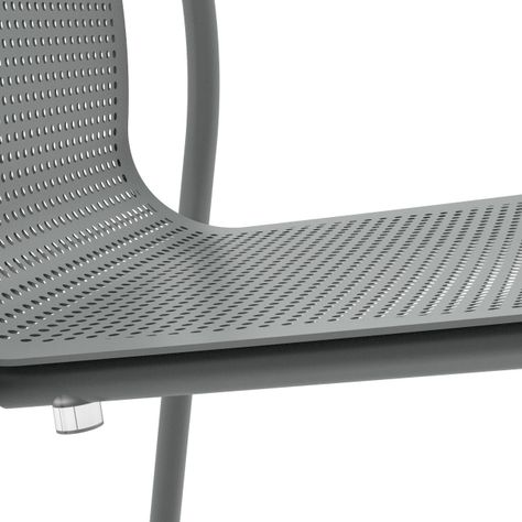 Silla Exterior Summer Perf Gris Medio-6