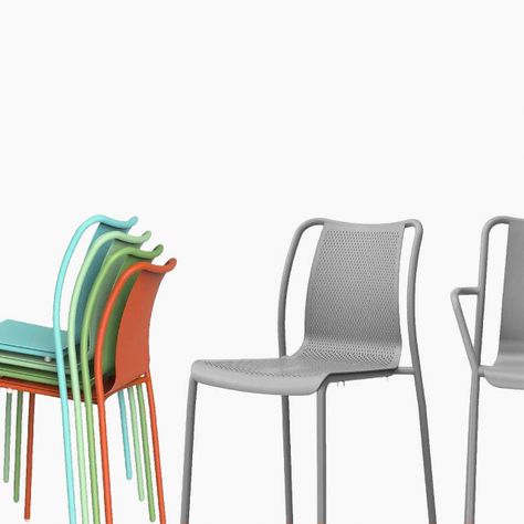 Silla Exterior Summer Perf Gris Medio-7