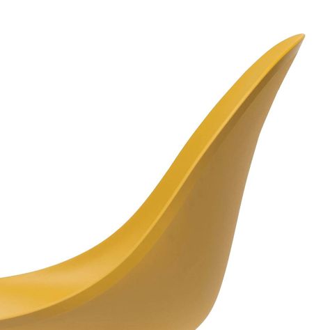 Silla de Oficina Vivid Wheels Amarillo Ocre-4