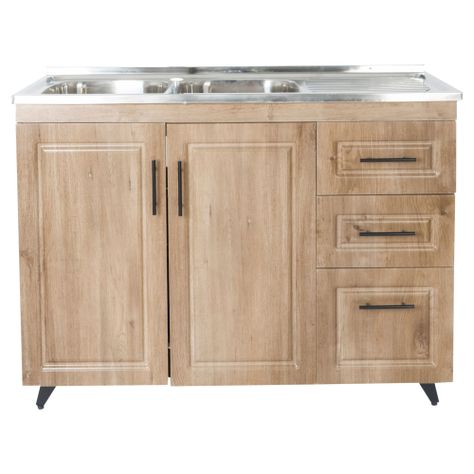Kit Mueble Lavaplatos Domsa PVC120WD-0