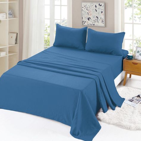 Juego de Sabanas Polar Domsa 2.5 Plazas Color Azul Turquesa-0
