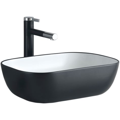Lavamanos Sobreponer Domsa SLC895-BLACK OR WHITE-1