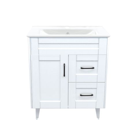 Kit Mueble Vanitorio Domsa Deluxe Blanco 70SK+P-70-0