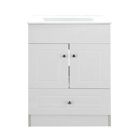 Kit Mueble Vanitorio Domsa Color Blanco B60-PHB+P-60-0