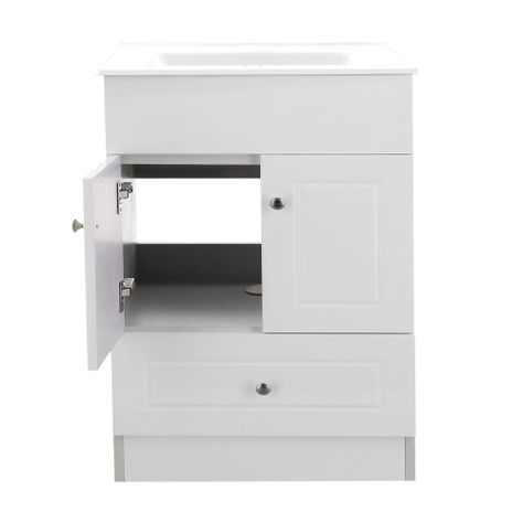 Kit Mueble Vanitorio Domsa Color Blanco B60-PHB+P-60-1