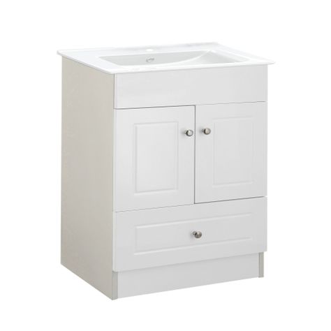 Kit Mueble Vanitorio Domsa Color Blanco B60-PHB+P-60-2