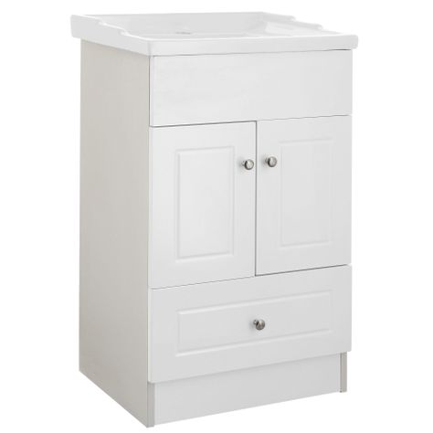 Kit Mueble Vanitorio Domsa Color Blanco B50-PH+F-50-2