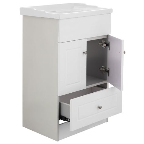 Kit Mueble Vanitorio Domsa Color Blanco B50-PH+F-50-3