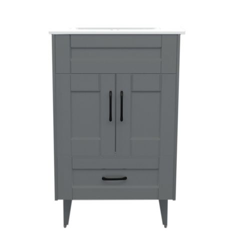 Mueble Vanitorio Domsa 50SK Gris (Sin Cubierta)-0