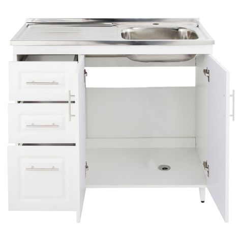 Kit Mueble Lavaplatos Domsa PVC-PI-100-2