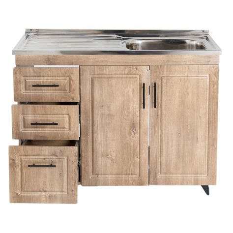 Kit Mueble Lavaplatos Domsa PVC100WI-1