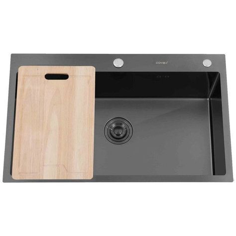 Lavaplatos Deluxe Domsa MDS8050A-BLACK CON/L-1