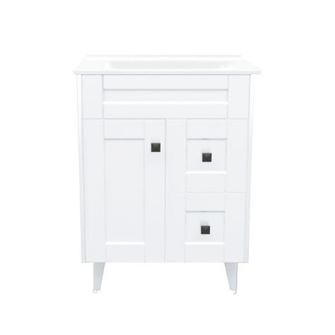 Kit Mueble Vanitorio Domsa Deluxe Blanco N60SK+P-60-0