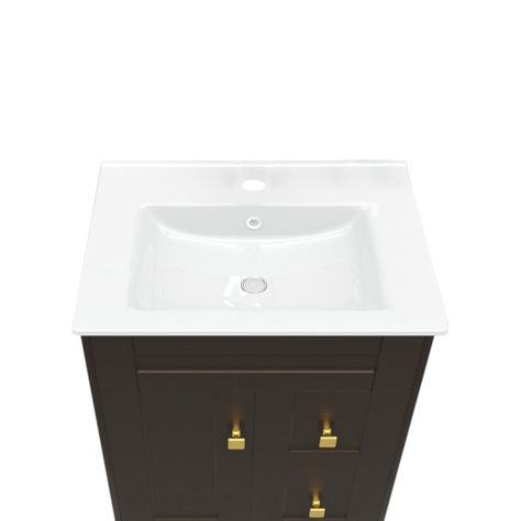 Kit Mueble Vanitorio Domsa Deluxe Café N60SK+P-60-1