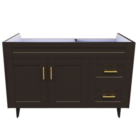 Mueble Vanitorio Domsa 120SK Café (Sin Cubierta)-0