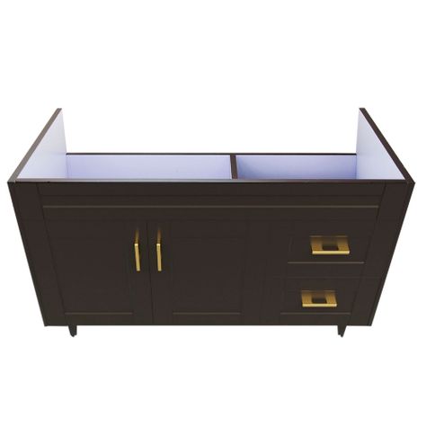 Mueble Vanitorio Domsa 120SK Café (Sin Cubierta)-1