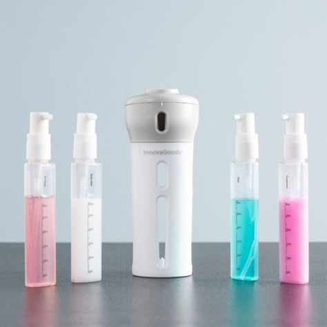 Dispensador De Jabón Shampoo Para Viajes 4 En 1 Innovagoods-2